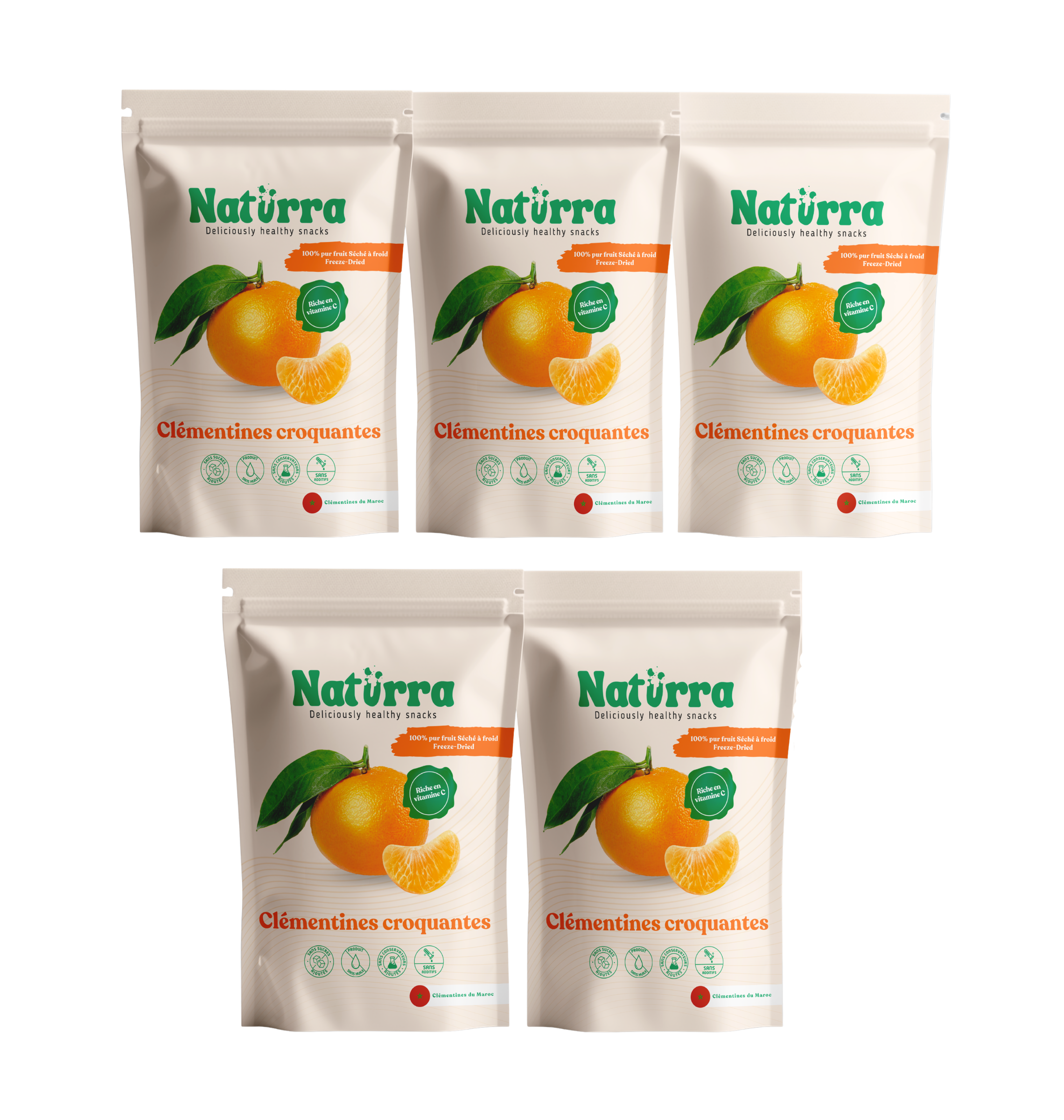 Packs de 5 | Clémentines croquantes